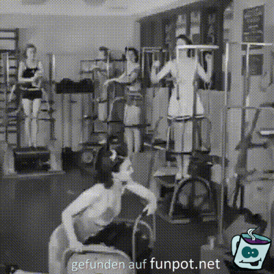 Fitnestudio in den 50 `er Jahren