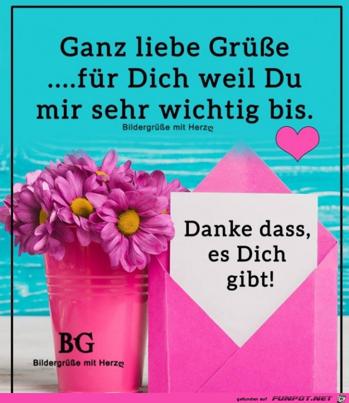 Ganz liebe Gruesse