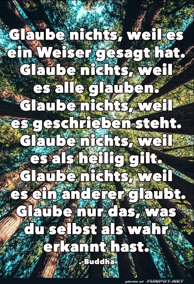 Glaube nicht