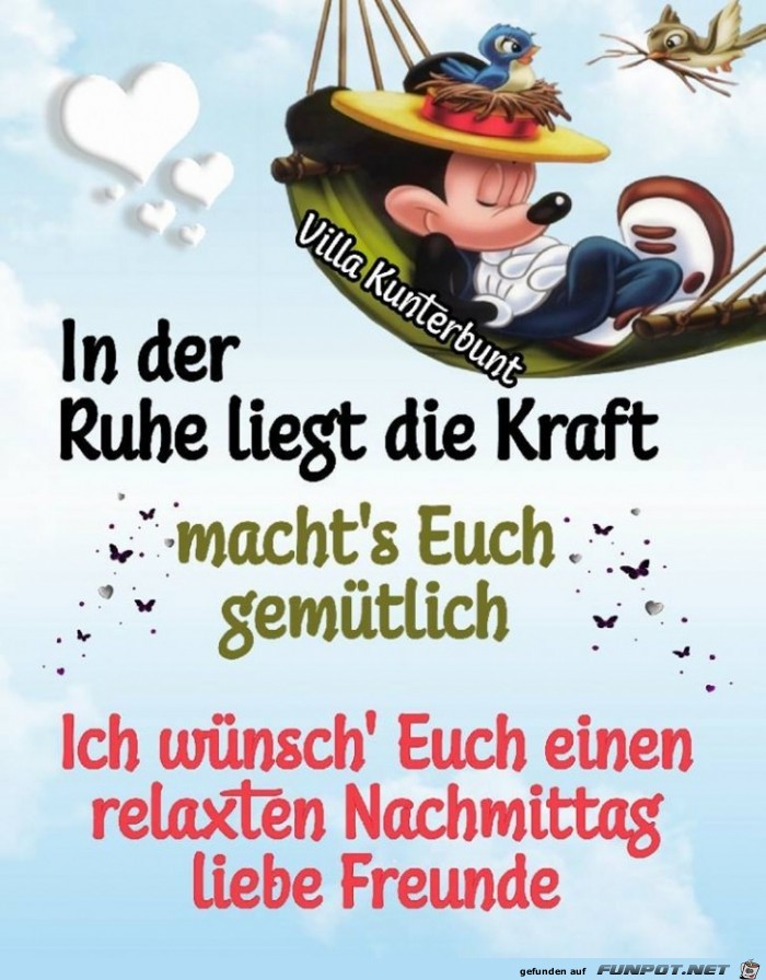 In der Ruhe liegt die Kraft