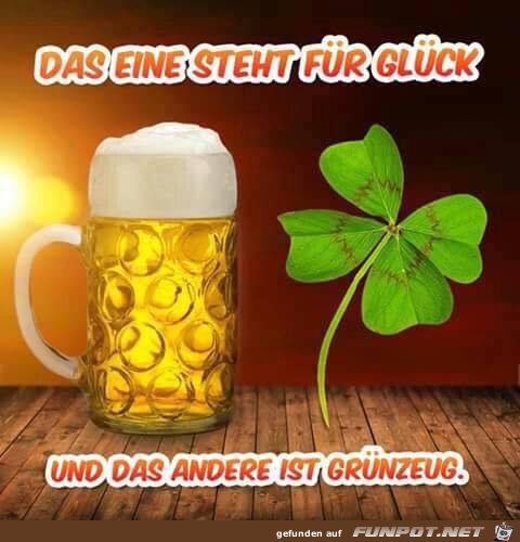 Glück und Grünes Glück und Grünes