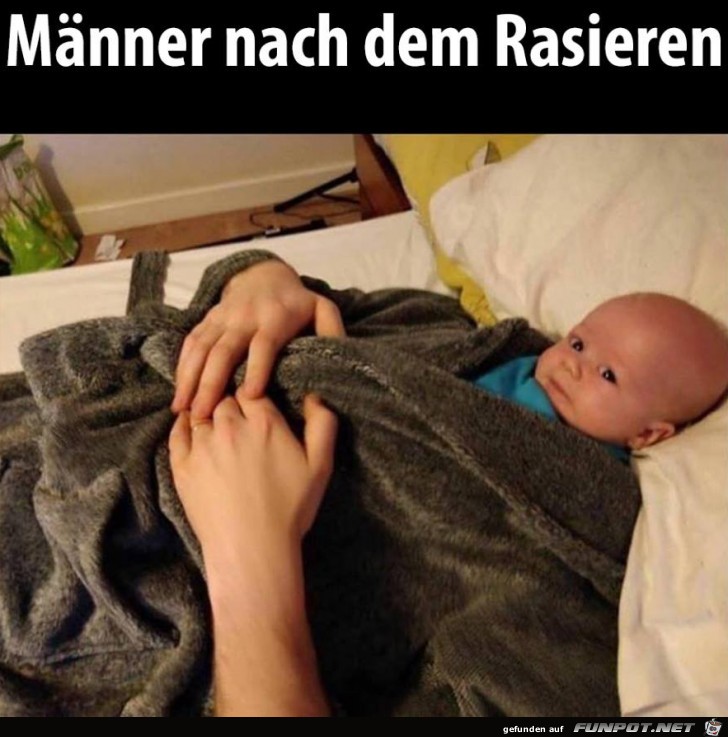 Nach dem Rasieren Nach dem Rasieren