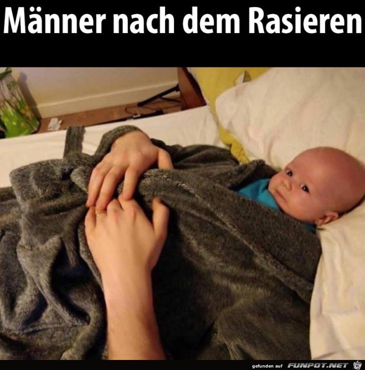 Nach dem Rasieren