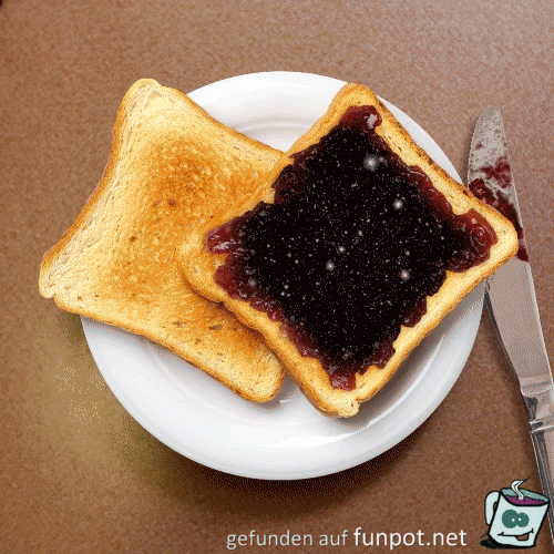Reise durch Marmeladen Toast Reise durch Marmeladen Toast