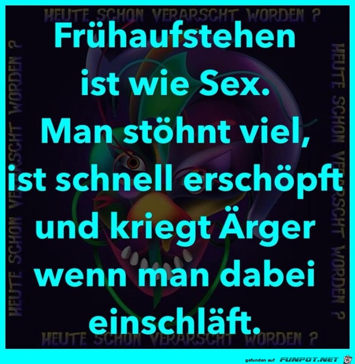 Frühaufstehen Frühaufstehen