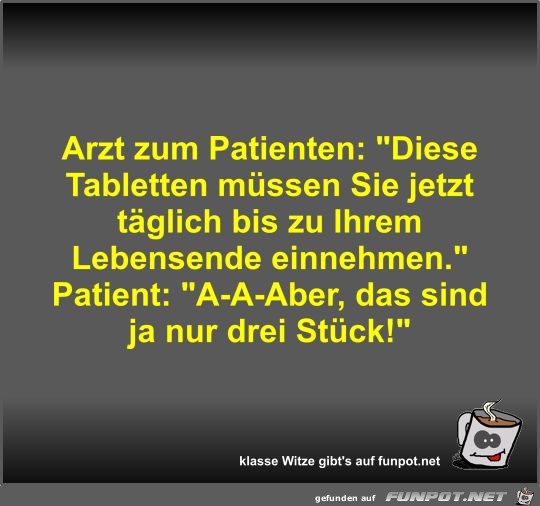 Arzt zum Patienten