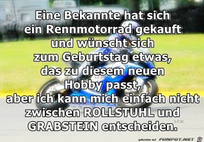 Eine Bekannte hat sich ein Eine Bekannte hat sich ein