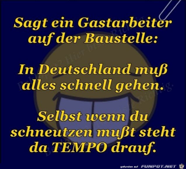 Feststellung eines Gastarbeiters Feststellung eines Gastarbeiters