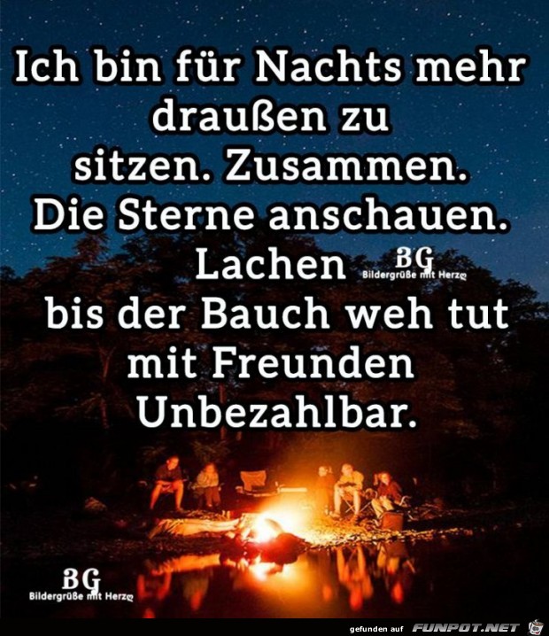 Nachts mehr drausen sitzen Nachts mehr drausen sitzen