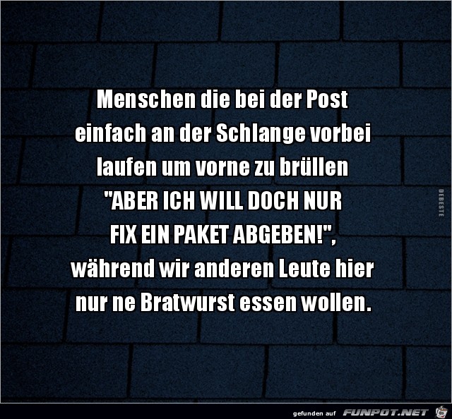 Vordrängeln geht gar nicht Vordrängeln geht gar nicht