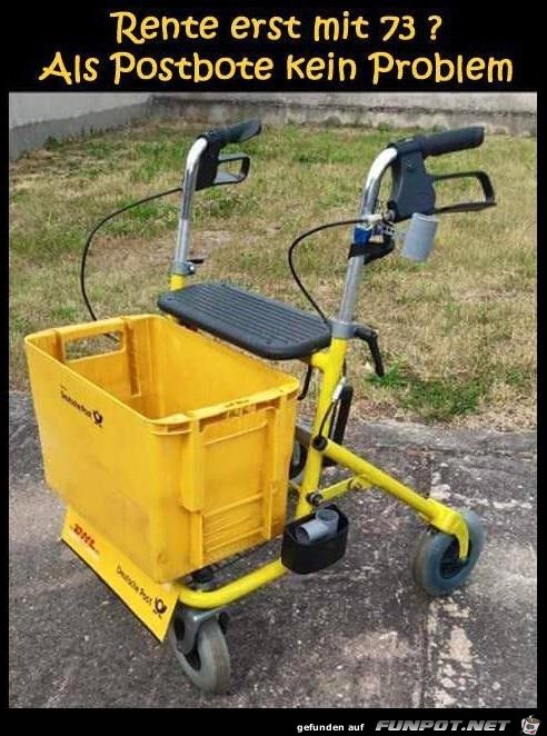 als Postbote kein Problem...... als Postbote kein Problem......