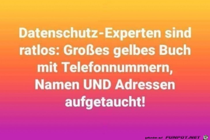 Datenschutz- Experten ratlos