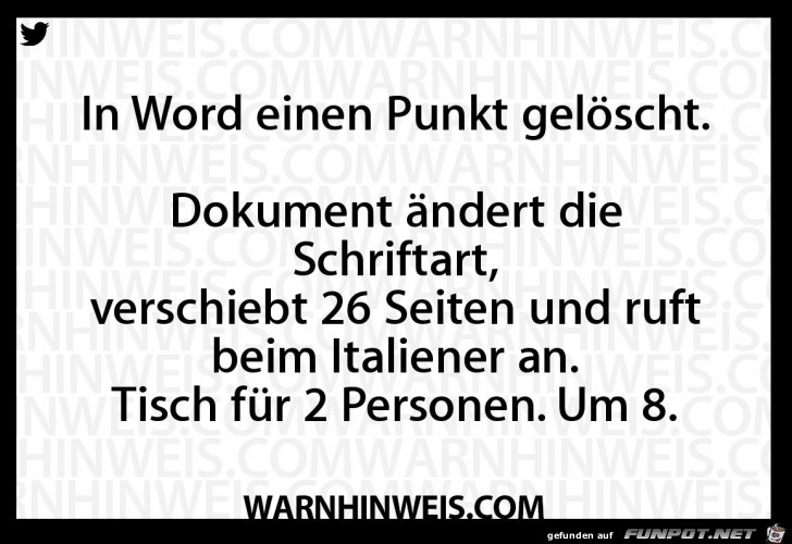 In Word schreiben In Word schreiben