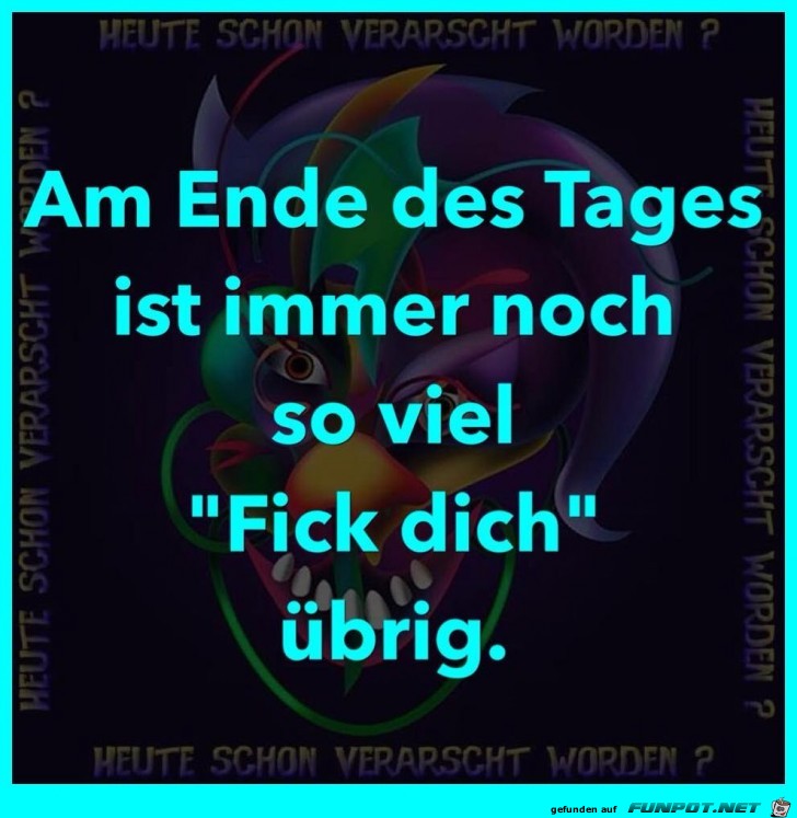 Am Ende des Tages