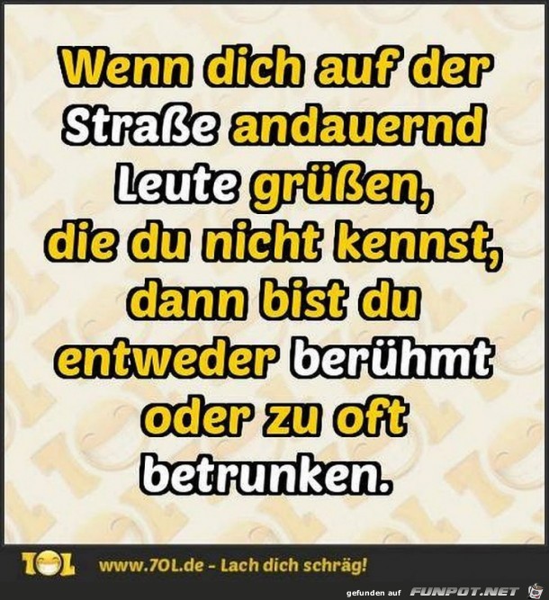 Leute grüßen Leute grüßen