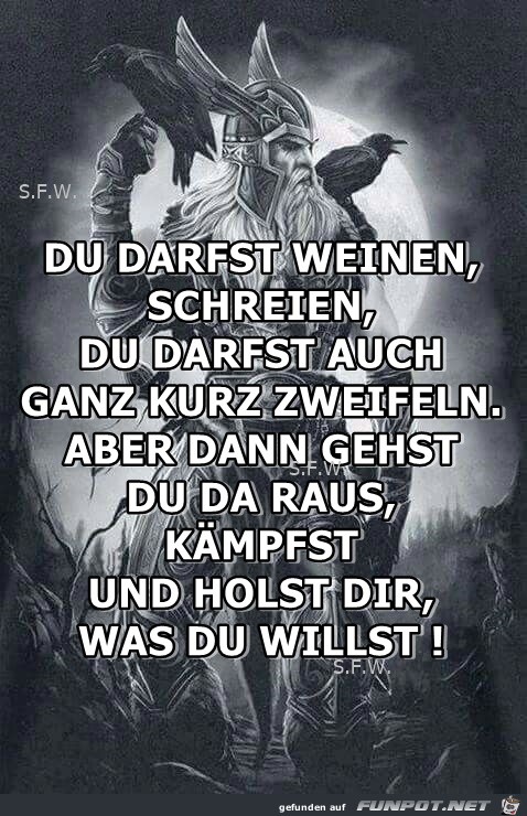 Du darfst weinen