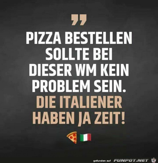 Pizza bestellen