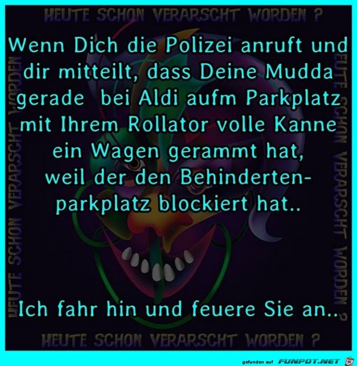 Anruf von der Polizei