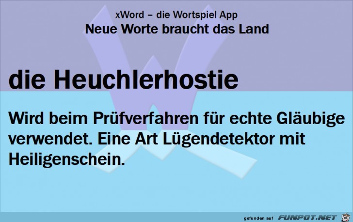 Neue-Worte-Heuchlerhostie