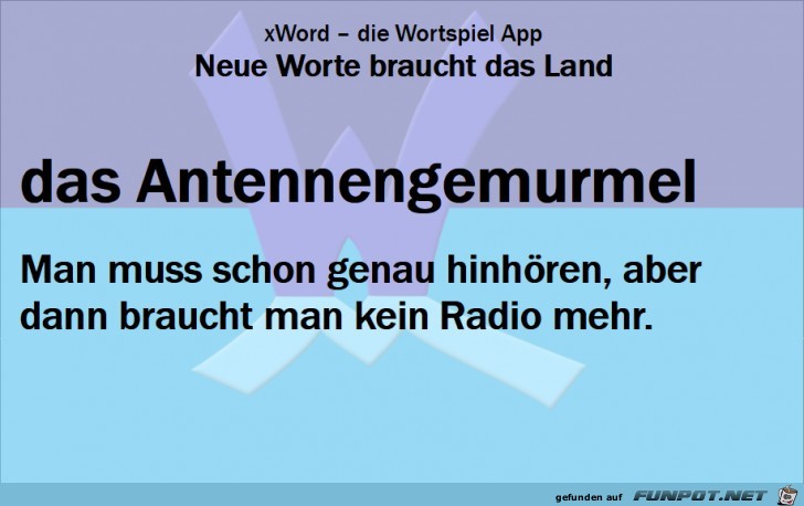 Neue-Worte-Antennengemurmel