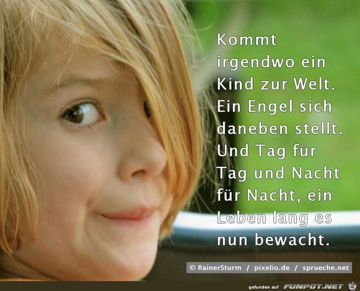 kommt irgendwo ein Kind zur Welt.....