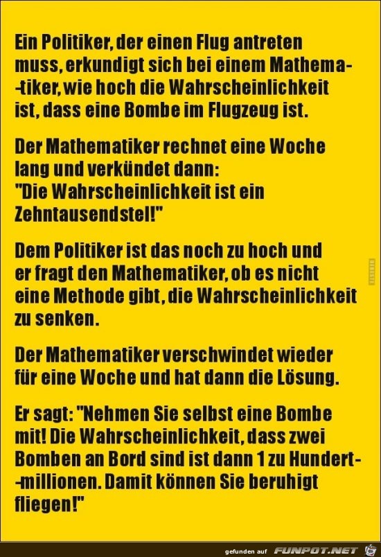 ein Politiker erkundigt sich...... ein Politiker erkundigt sich......