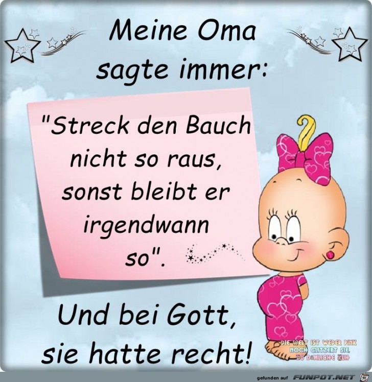 Meine Oma sagt immer