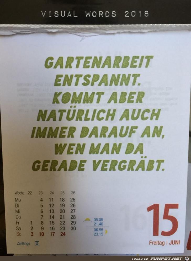 Gartenarbeit