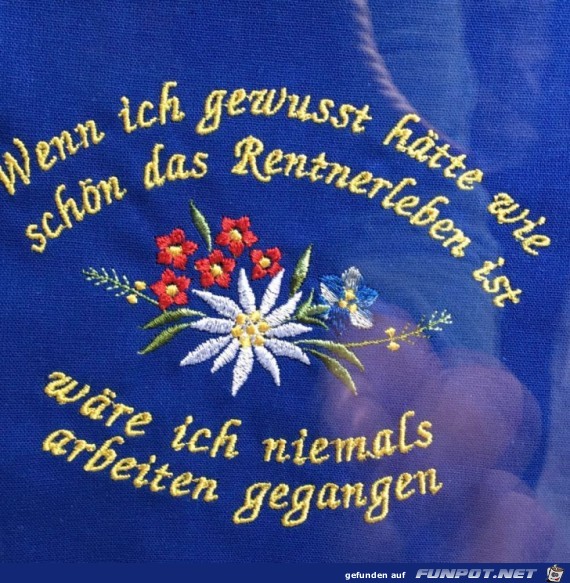 Wenn ich gewusst hätte.... Wenn ich gewusst hätte....