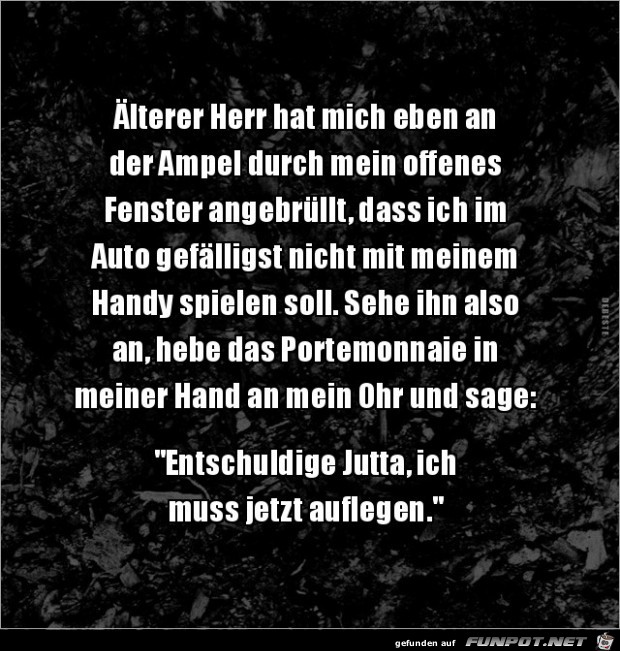 Älterer Herr .... Älterer Herr ....