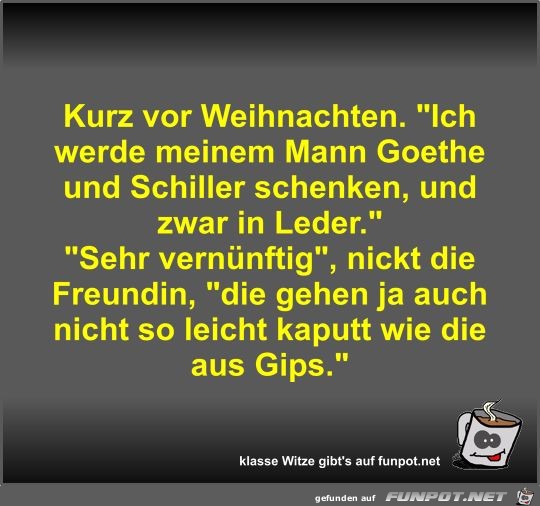 Kurz vor Weihnachten Kurz vor Weihnachten