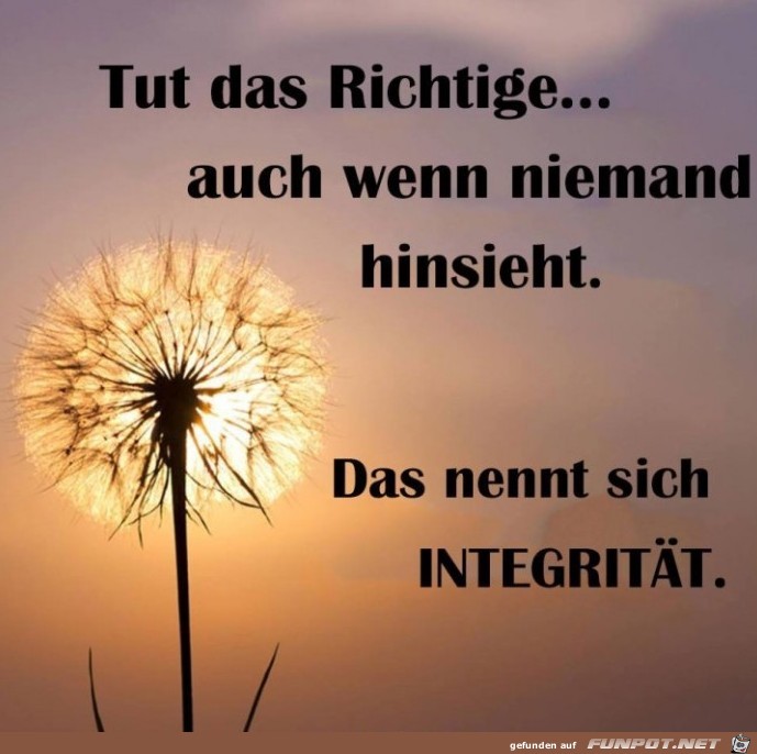 Tut das richtige