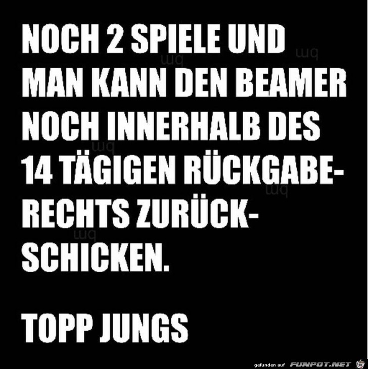 Rückgabrecht passt zeitlich noch Rückgabrecht passt zeitlich noch
