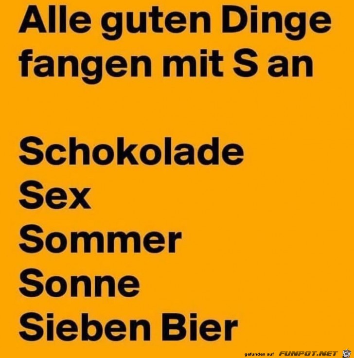 Alle guten Dinge