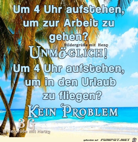 Um 4 Uhr aufstehen Um 4 Uhr aufstehen