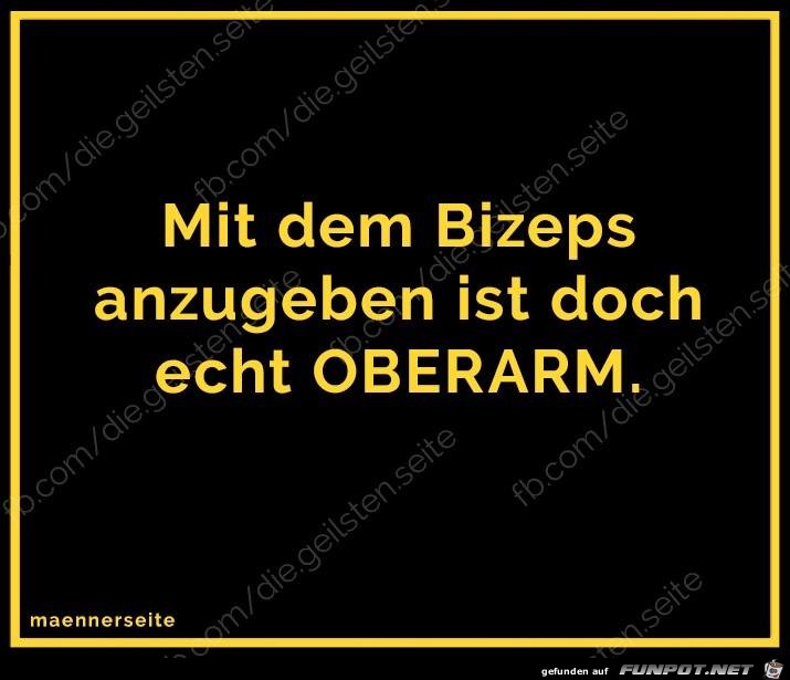 die geilsten Bizeps