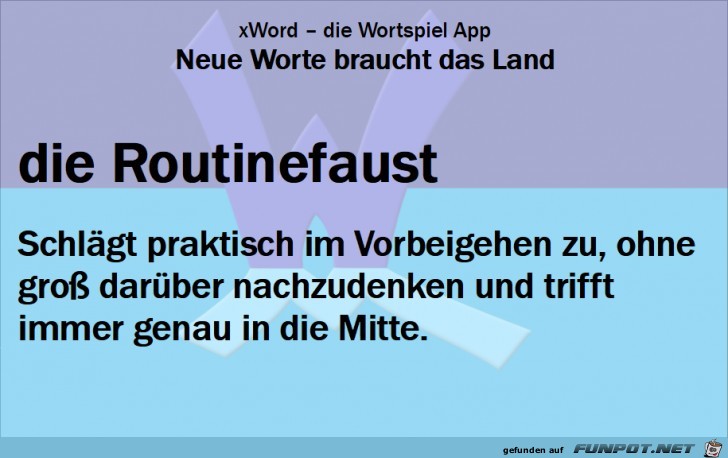 Neue-Worte-Routinefaust