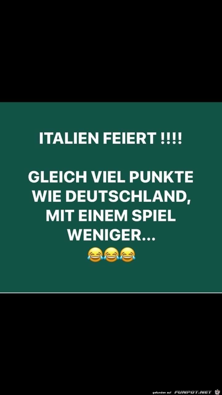 Italien feiert Italien feiert