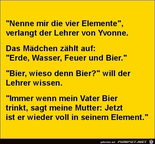 4 Elemente 4 Elemente