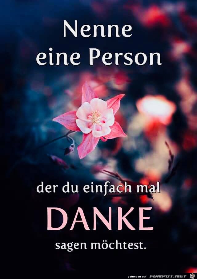 Nenne einer Person