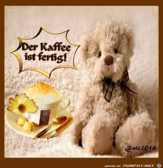 Kaffee ist fertig