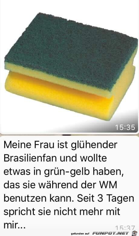 Meine Frau ist Brasilienfan