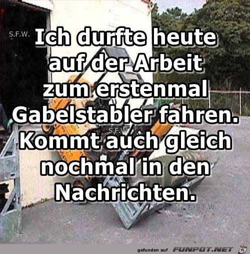 Ich durfte heute Ich durfte heute