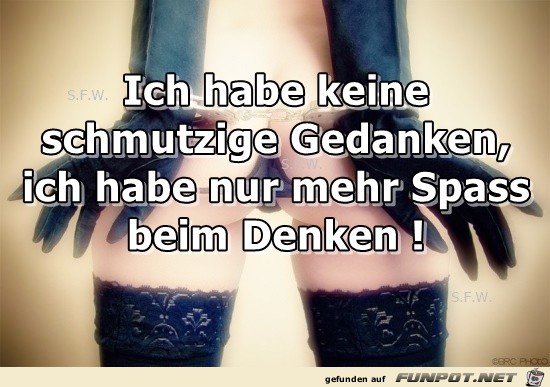 Ich habe keine schmutzige Ich habe keine schmutzige