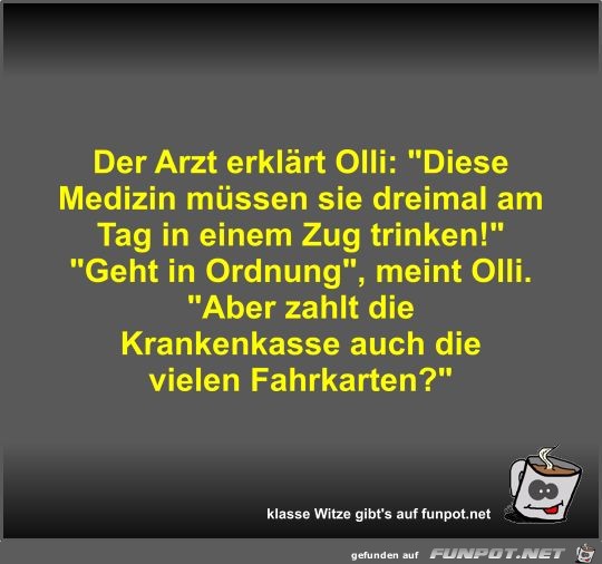 Der Arzt erklrt Olli