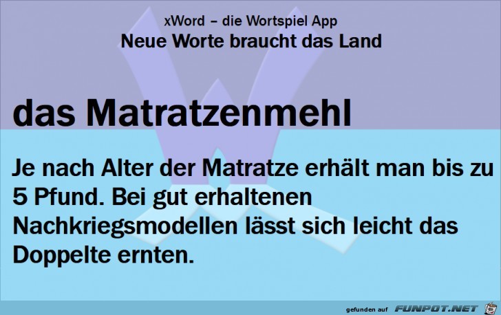 Neue-Worte-Matratzenmehl Neue-Worte-Matratzenmehl