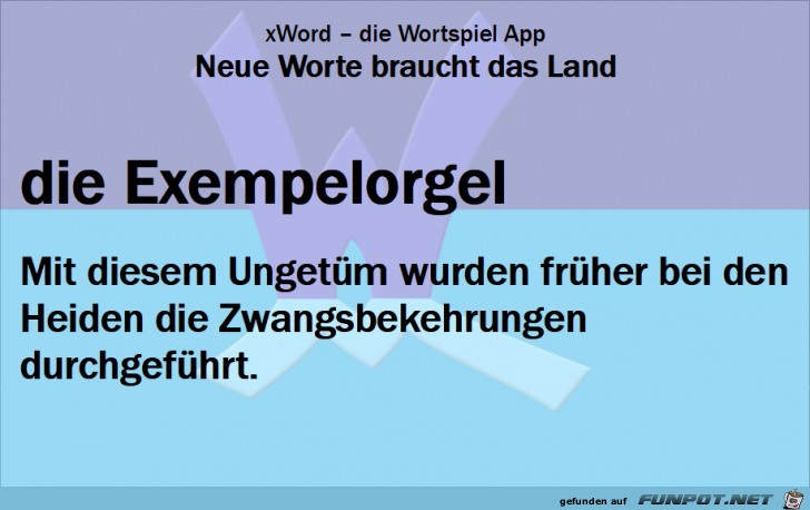 Neue-Worte-Exempelorgel