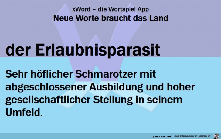 Neue-Worte-Erlaubnisparasit