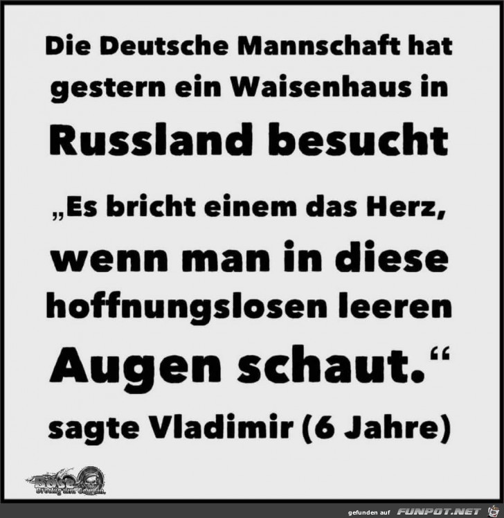 Die deutsche Mannschaft hat ein russisches Waisenhaus besuch Die deutsche Mannschaft hat ein russisches Waisenhaus besuch