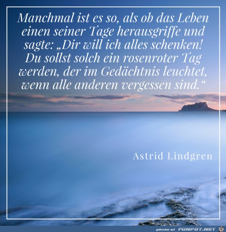 manchmal ist es so........